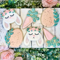 “Boho Bunny” Easter Cookie Decorating